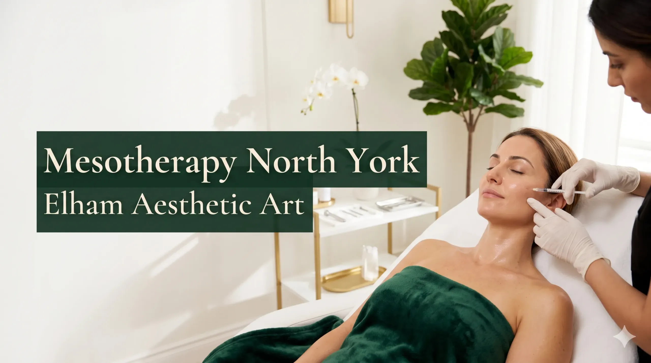 Mesotherapy treatment in North York at Elham Aesthetic Art — skin hydration and rejuvenation